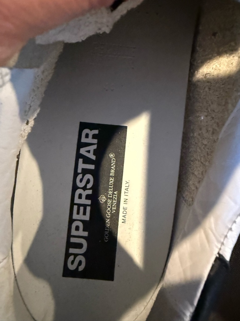 Golden Goose Superstar Sneakers 44 – White/Red Star – Made in Italy - Picture 6 of 7